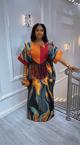 Elegant Umunde Ember Queen Fire Gown