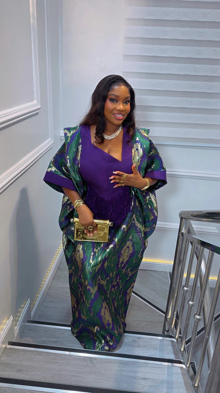 african kaftan dresses for ladies Luxury Purple Dress Women mod dress women Skinnygirl Salad Dressing Variety quarter sleeves Unlined Length Size:Extra Large-48-TagXL
