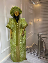 Luxury African Kaftan Maxi Dress for Women | Elegant Party Gown | Traditional Aso Ebi Evening Dress